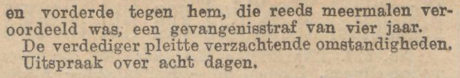 2e deel artikel over diefstal c.q. inbraak op de Weteringschans, 12 januari 1894